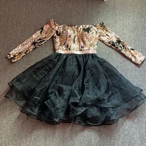 Sequins ‘n’ Swarovski! Off-Shoulder, Voluminous Skirt Event Dress 4. One-Off!